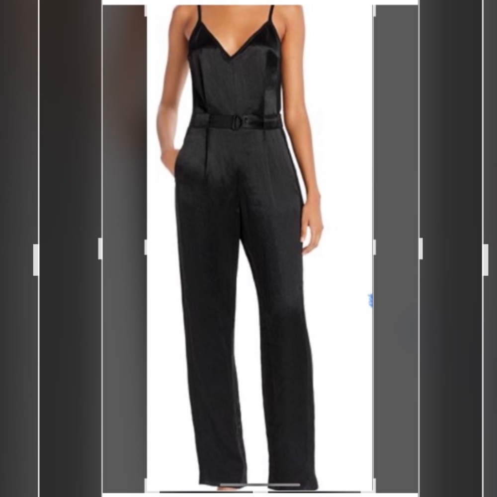 Rag and Bone Satin Rochelle Satin Jumpsuit.